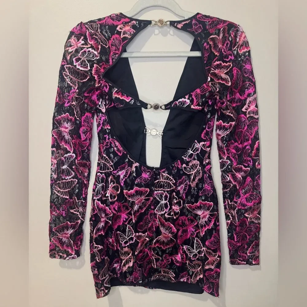 Lovers + Friends Elysian Mini Dress | XXSmall | Mariposa Multi - Picture 8 of 8